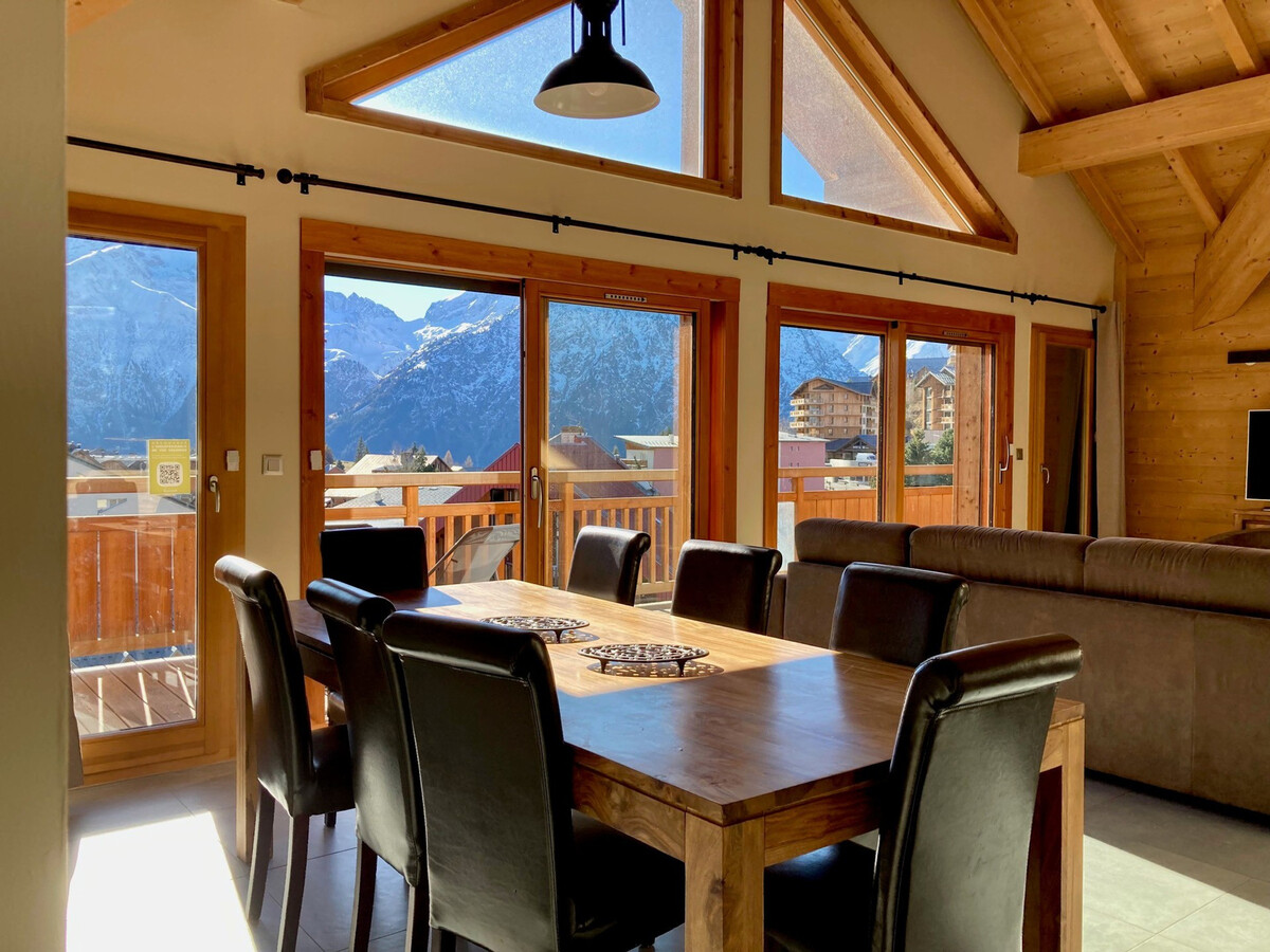 Apt 10 pers, 5 chambres, balcon SE aux Deux Alpes - Photo 1