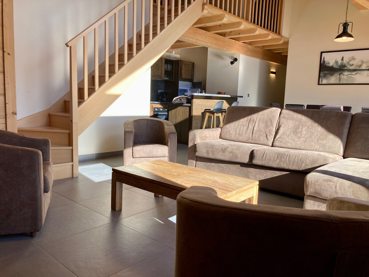 Apt 10 pers, 5 chambres, balcon SE aux Deux Alpes - Photo 2
