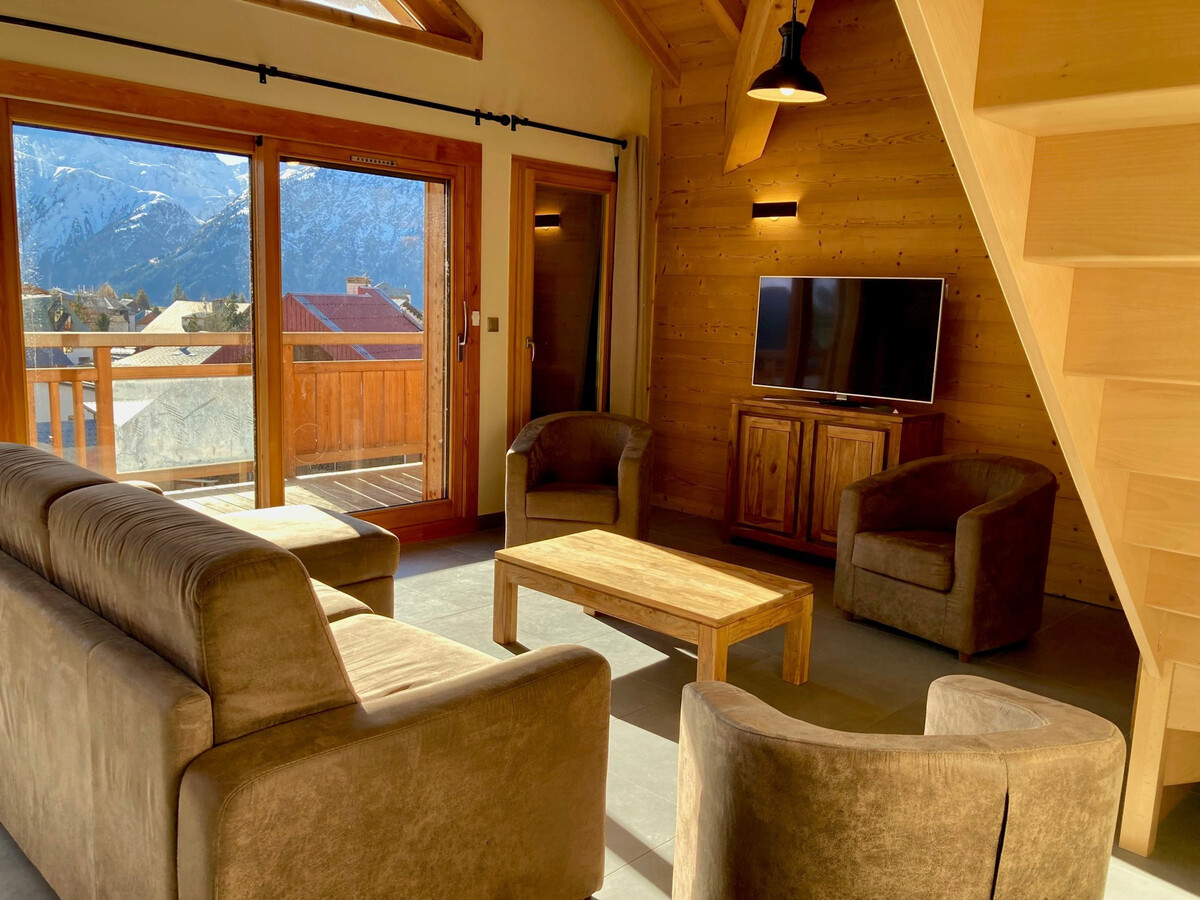 Apt 10 pers, 5 chambres, balcon SE aux Deux Alpes - Photo 5