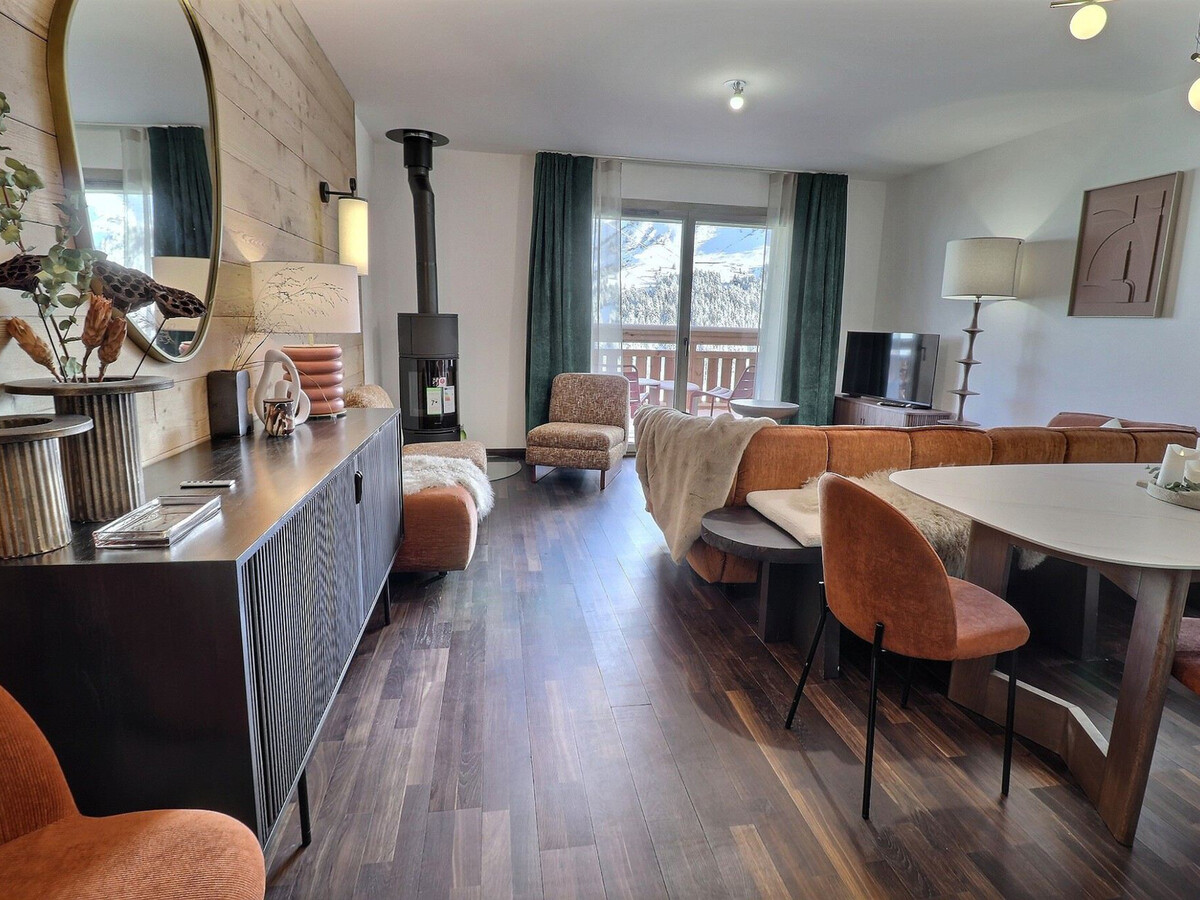 Appart 3P cabine 8 pers, balcon, vue Saulire à Méribel - Photo 2