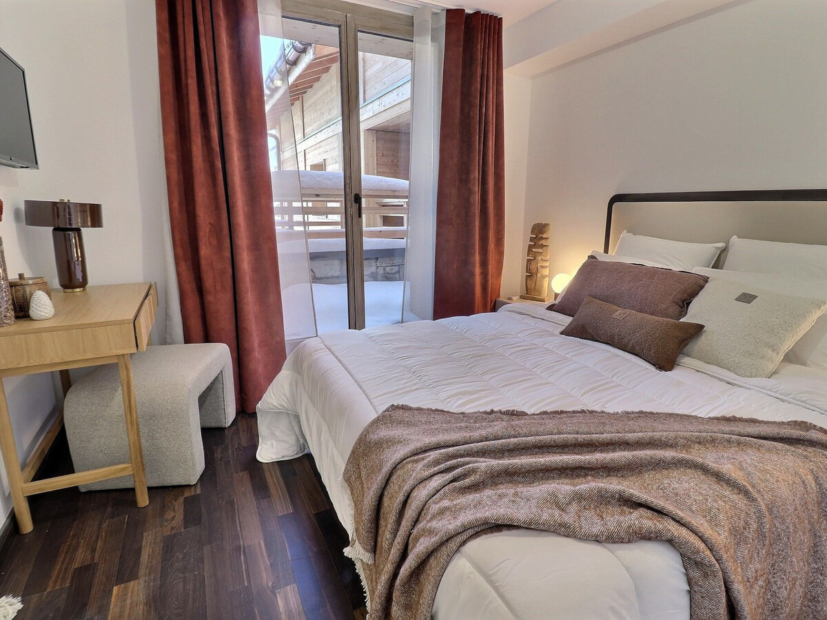 Appart 3P cabine 8 pers, balcon, vue Saulire à Méribel - Photo 3