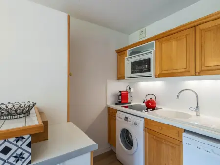 Appart 6 pers Valloire, balcon Sud-Ouest, cuisine équipée : photo 6
