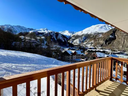 Appart 6 pers Valloire, balcon Sud-Ouest, cuisine équipée : photo 13