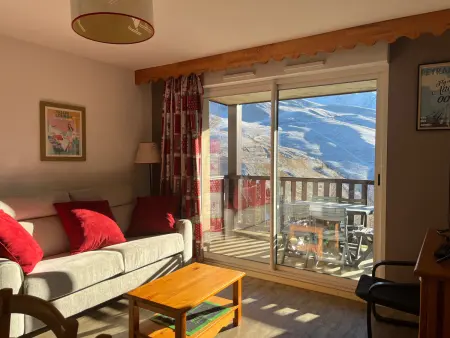 Location appartement à Peyragudes, Appartement T3 PMR à Peyragudes, proche pistes, accès Spassio, animaux admis