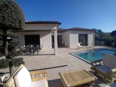 Villa moderne 6 pers. avec piscine chauffée à Vallon-Pont-d'Arc - Photo 14