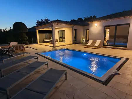 Villa moderne 6 pers. avec piscine chauffée à Vallon-Pont-d'Arc - Photo 16