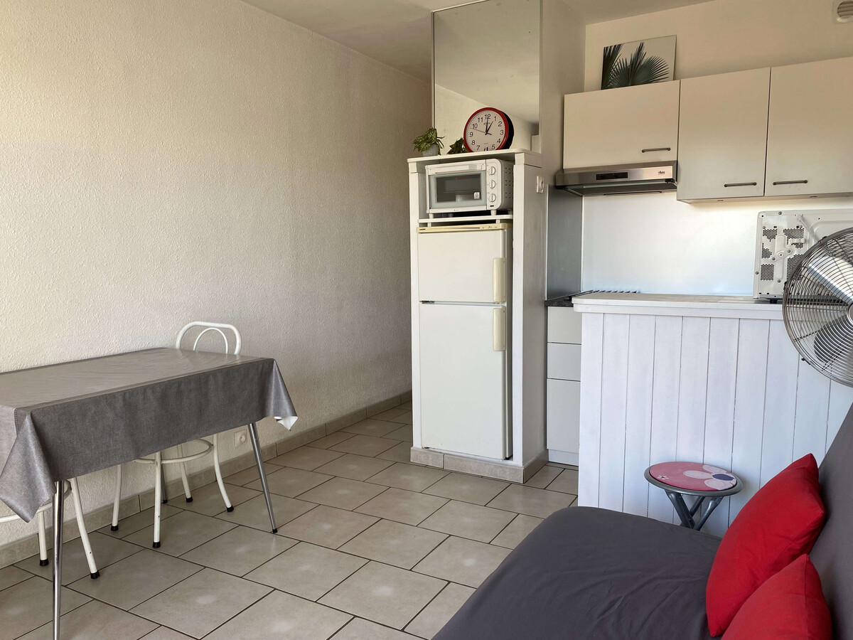 T1 Balaruc-les-Bains, terrasse vue étang & parking - Photo 7
