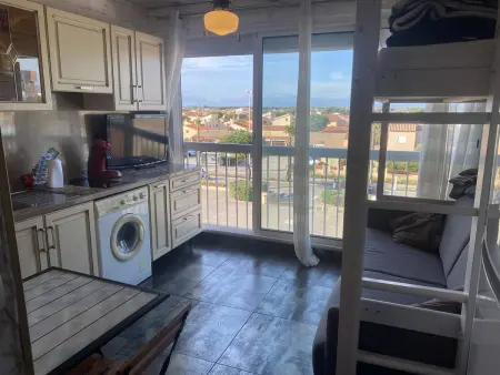 Location appartement à Le Barcarès, Studio idéal à 100m de la plage avec parking sécurisé