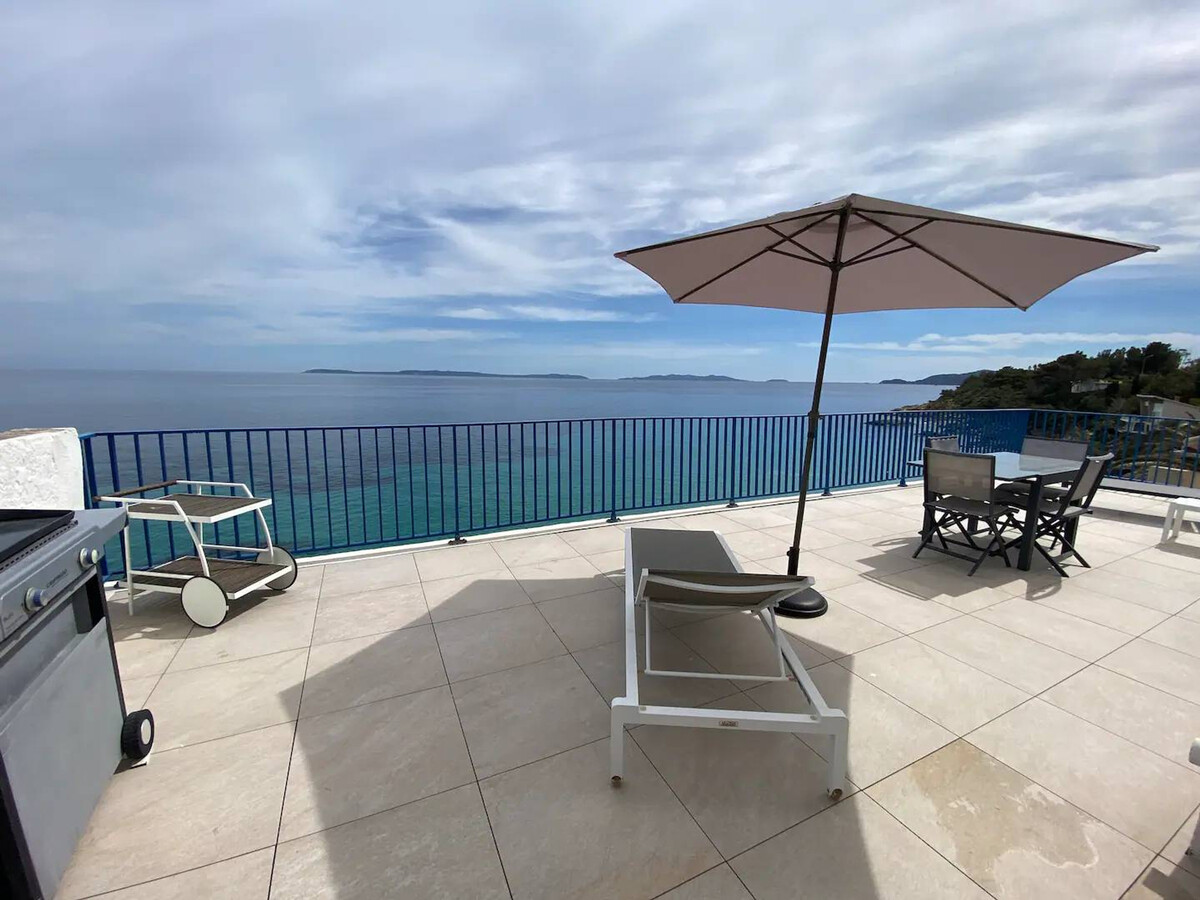 Appartement climatisé vue mer et plage privée au Lavandou - Photo 14