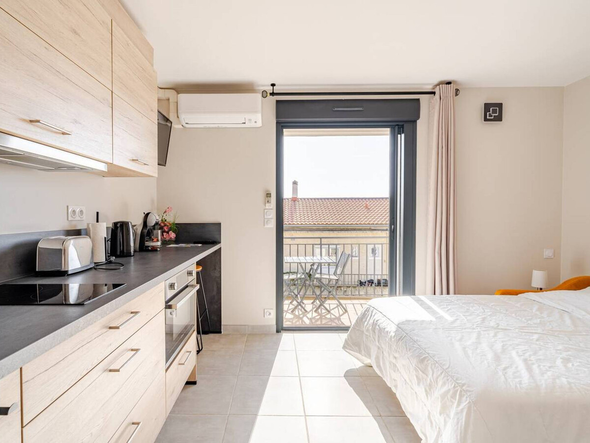 Studio rénové avec terrasse, 4 min de la plage - Photo 14