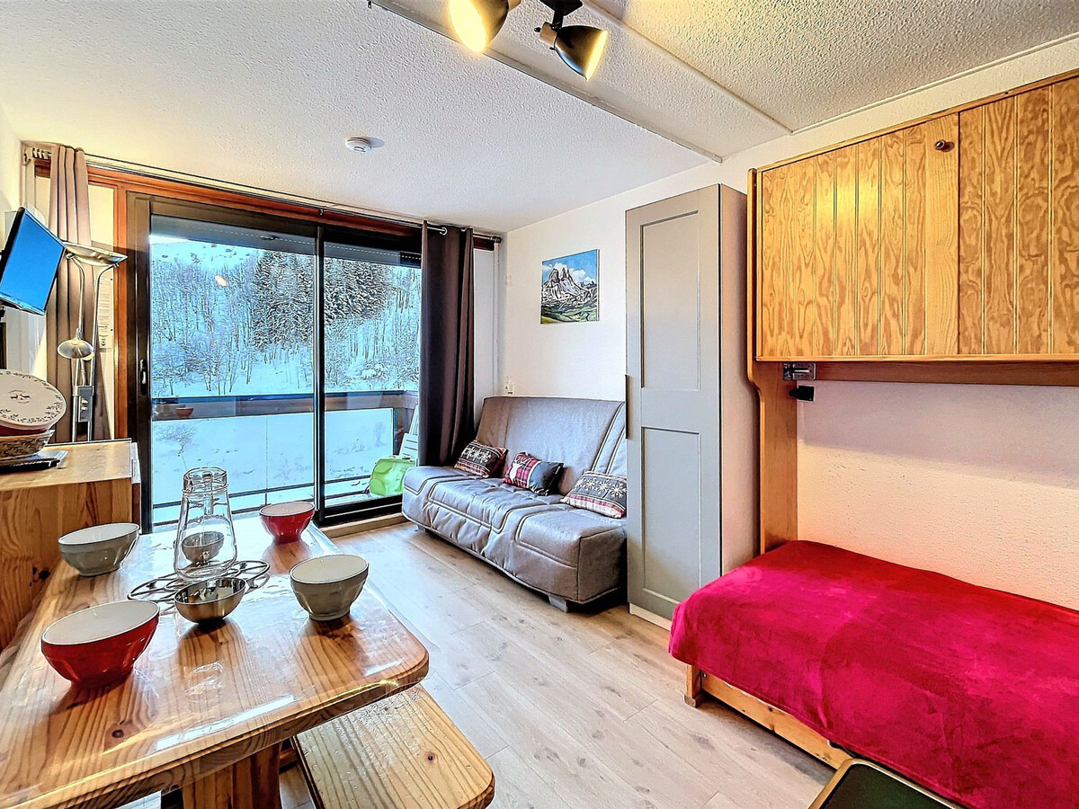 Studio 22m² skis aux pieds, balcon sud, Le Corbier - Photo 1