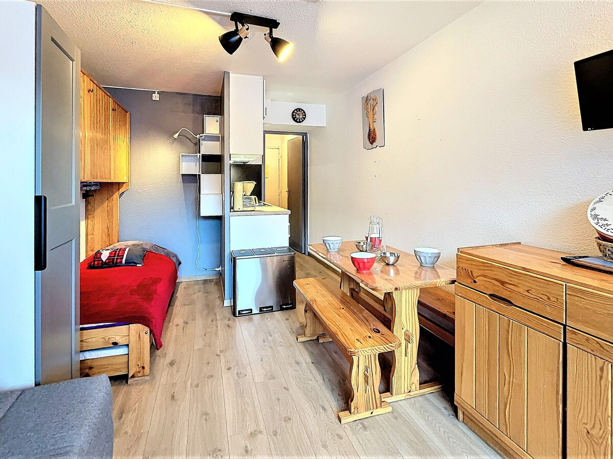 Studio 22m² skis aux pieds, balcon sud, Le Corbier - Photo 3