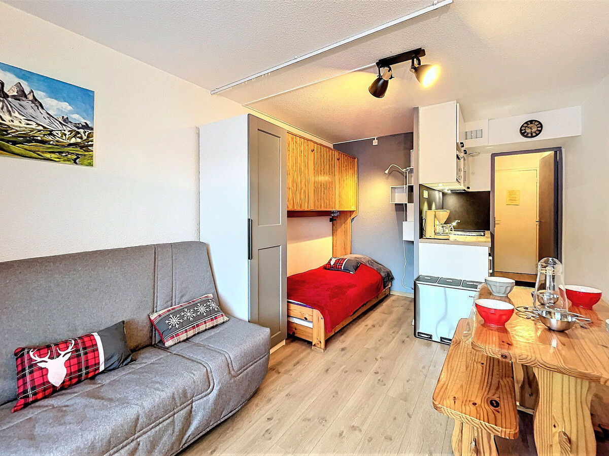 Studio 22m² skis aux pieds, balcon sud, Le Corbier - Photo 4
