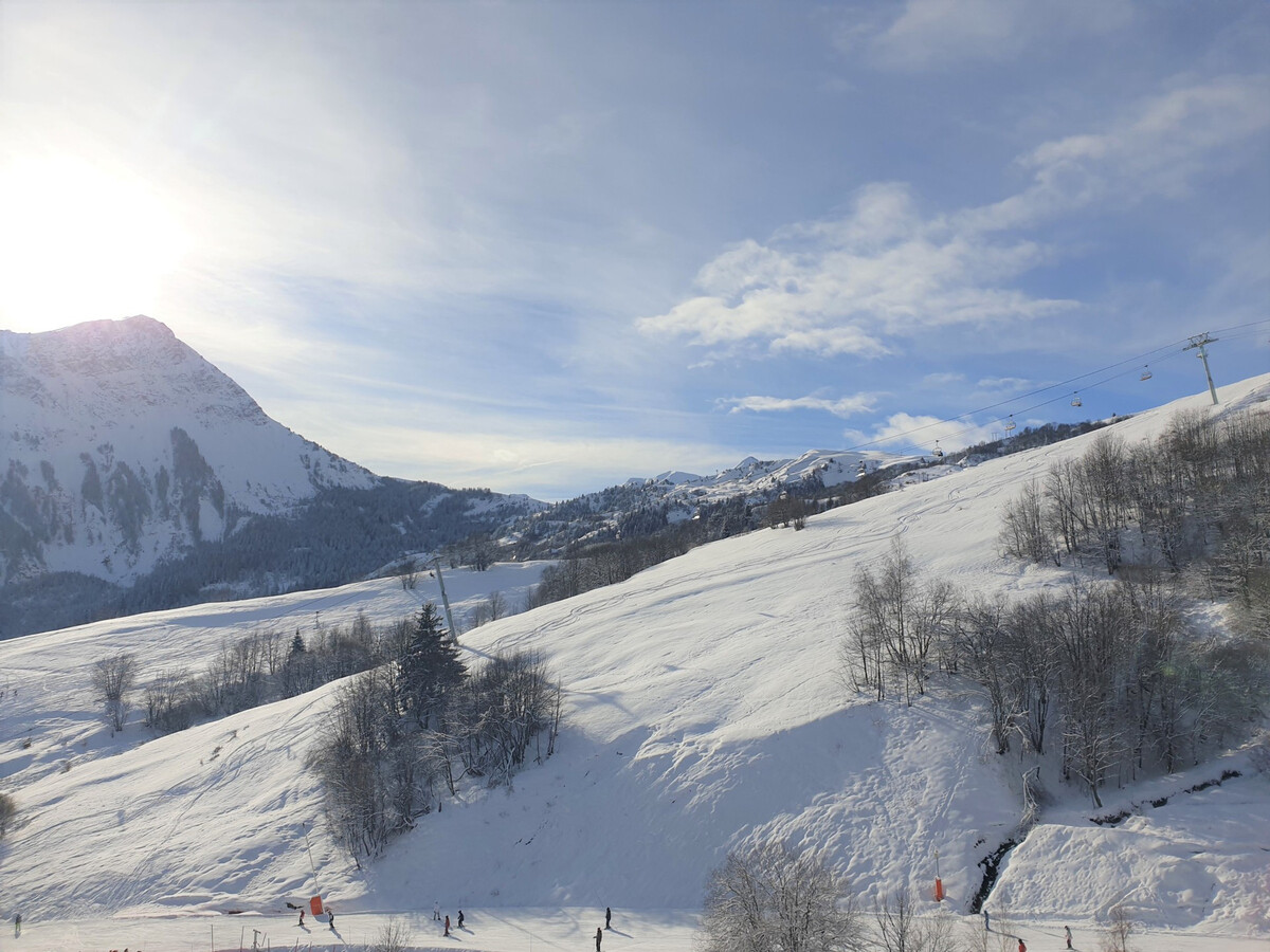 Studio 22m² skis aux pieds, balcon sud, Le Corbier - Photo 12