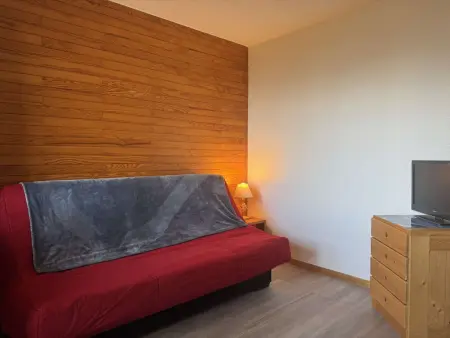 Location appartement à Les Avanchers Valmorel, Studio divisible cosy à 2 min des pistes, Crève Cœur