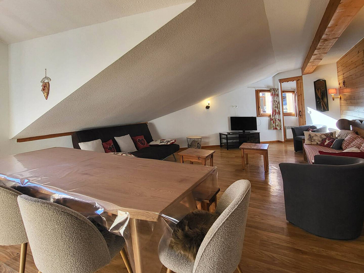 Grand appartement 8 pers, piscine & sauna aux Orres - Photo 3