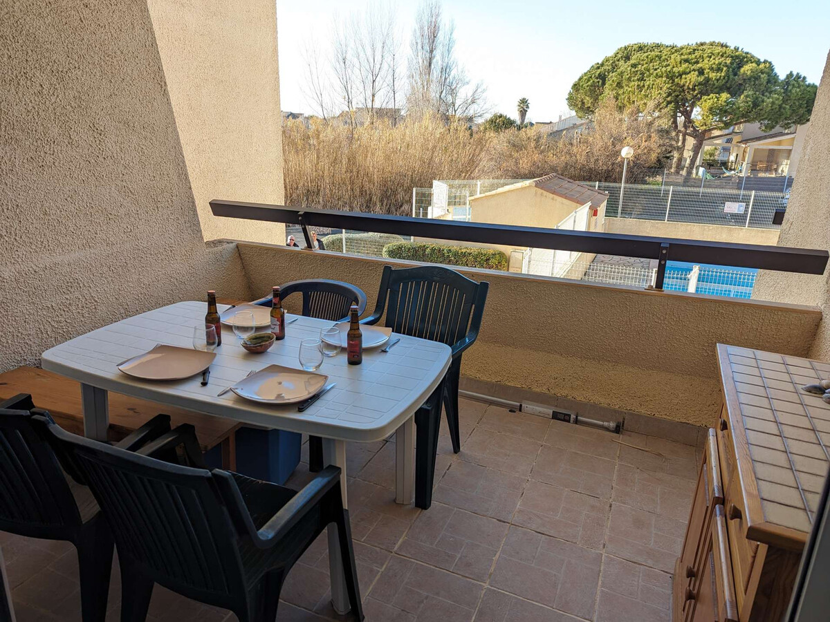 Appartement 4 pers. rénové à Marseillan-Plage, piscine - Photo 2