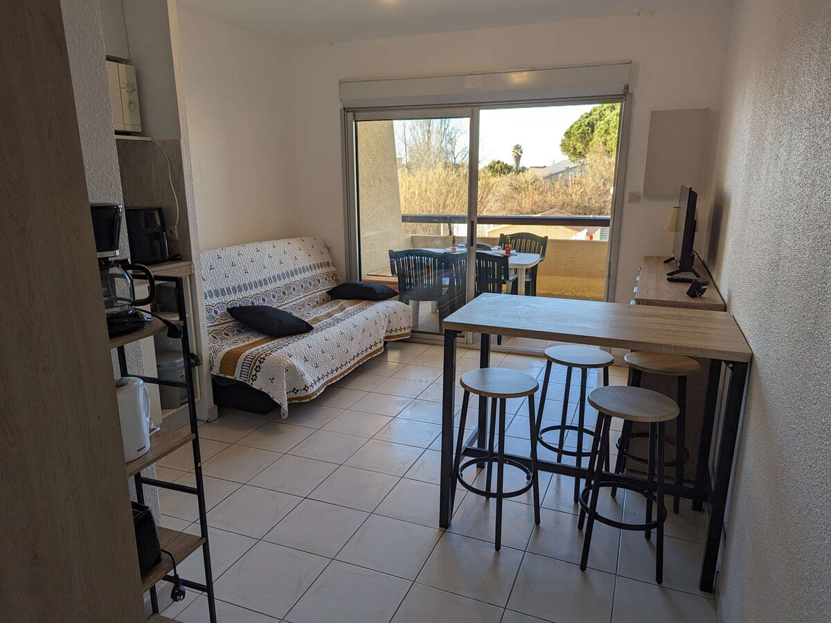 Appartement 4 pers. rénové à Marseillan-Plage, piscine - Photo 7