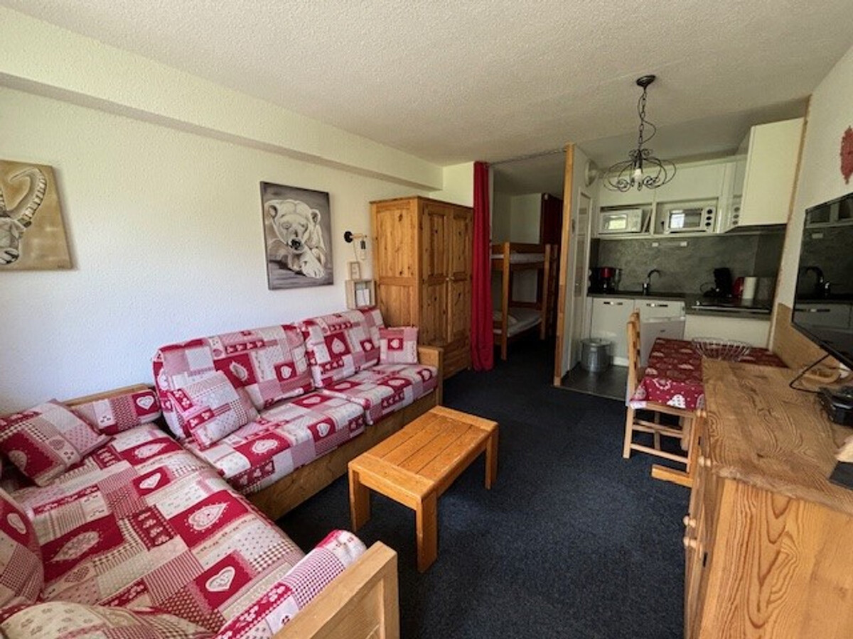 Studio 25 m² balcon sud-ouest, vue montagne à Tignes - Photo 1