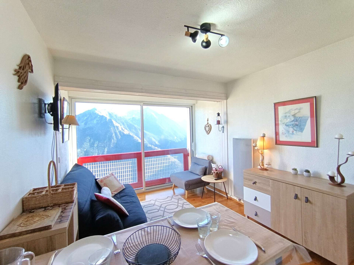 Studio 4 pers. vue montagne & balcon à Saint-Lary-Soulan - Photo 3