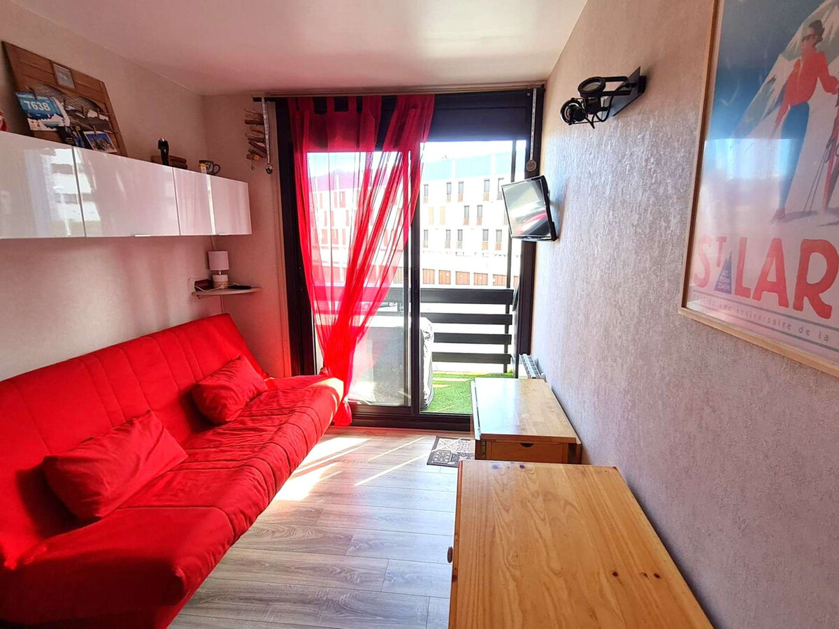 Studette 4 pers balcon sud-est au Pla d'Adet - Photo 1