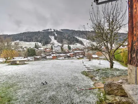 Chalet atypique de 25 m² près du centre de Morzine, parking : photo 14