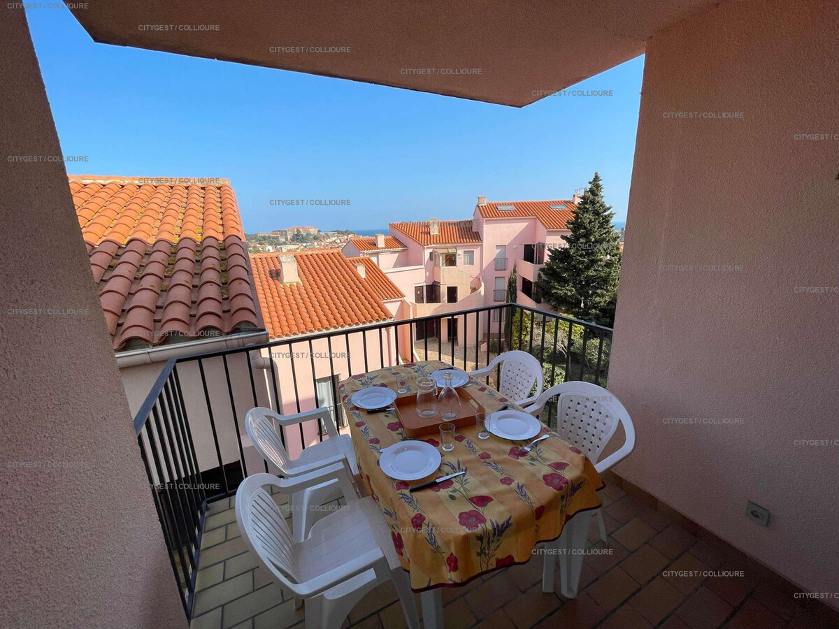 Appartement 2 pièces Collioure, garage et vue collines - Photo 1