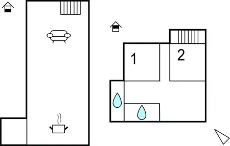 Jolie Maison, Maison 2 personnes à PORNIC - Photo 14