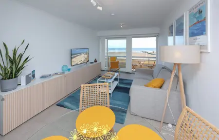 Appartement face à la mer sur la plage d'Ostende, 3 pers. : photo 2