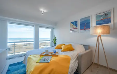 Appartement face à la mer sur la plage d'Ostende, 3 pers. : photo 5