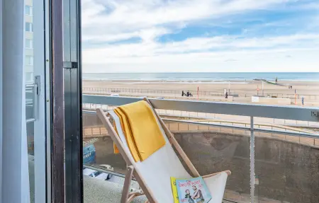 Appartement face à la mer sur la plage d'Ostende, 3 pers. : photo 6