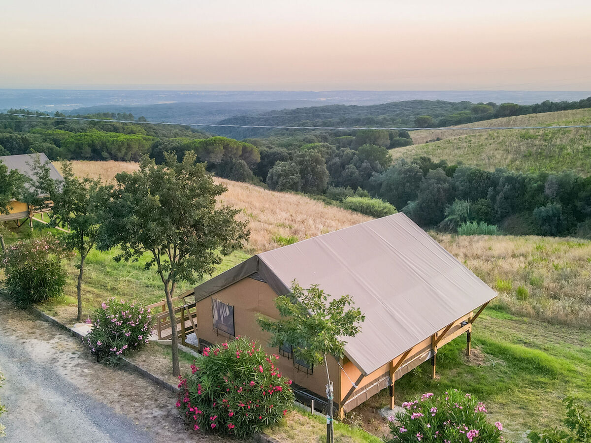 Glampingtent Zeus à Riparbella, vue mer panoramique - Photo 7