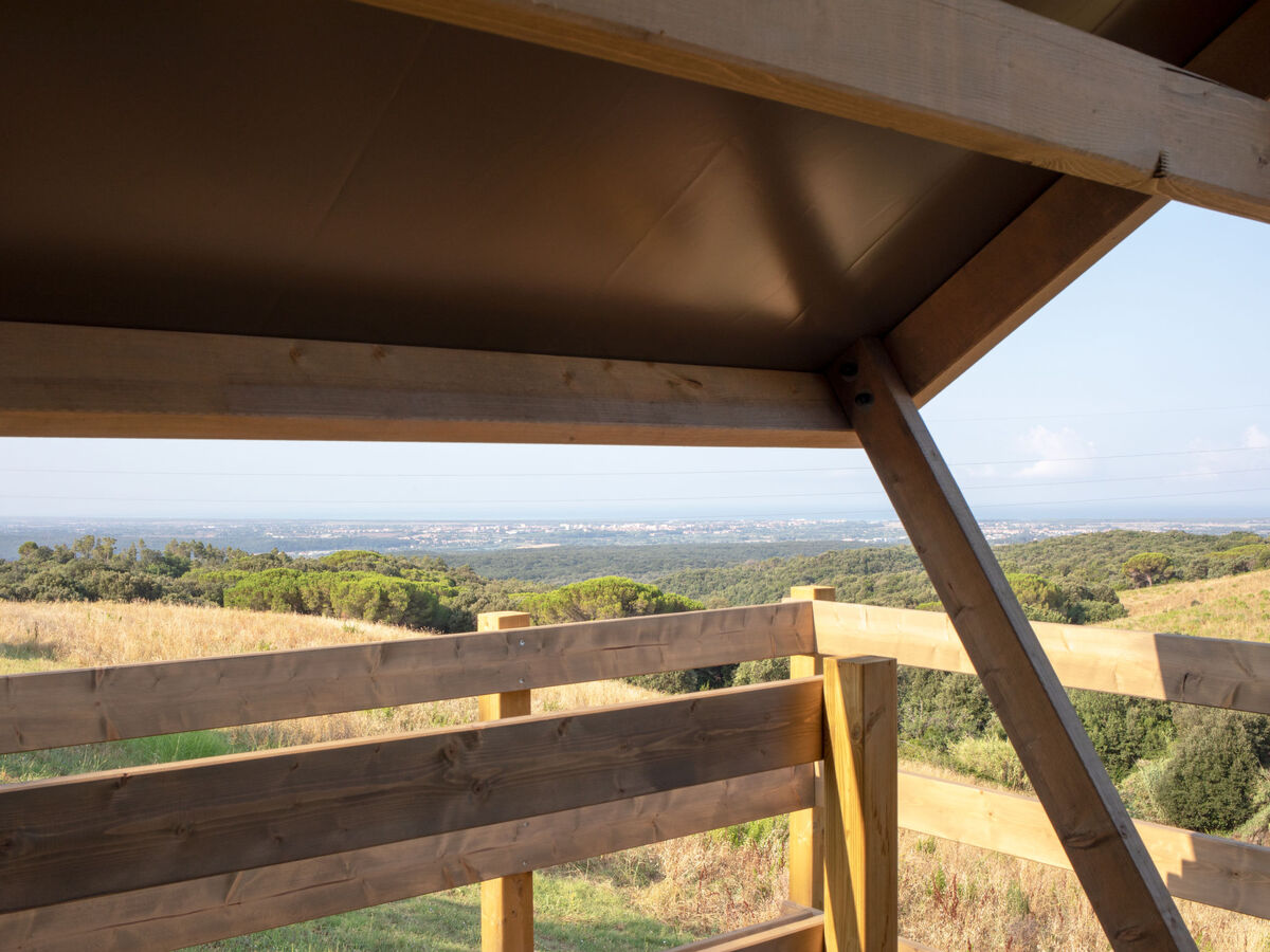 Glampingtent Zeus à Riparbella, vue mer panoramique - Photo 18