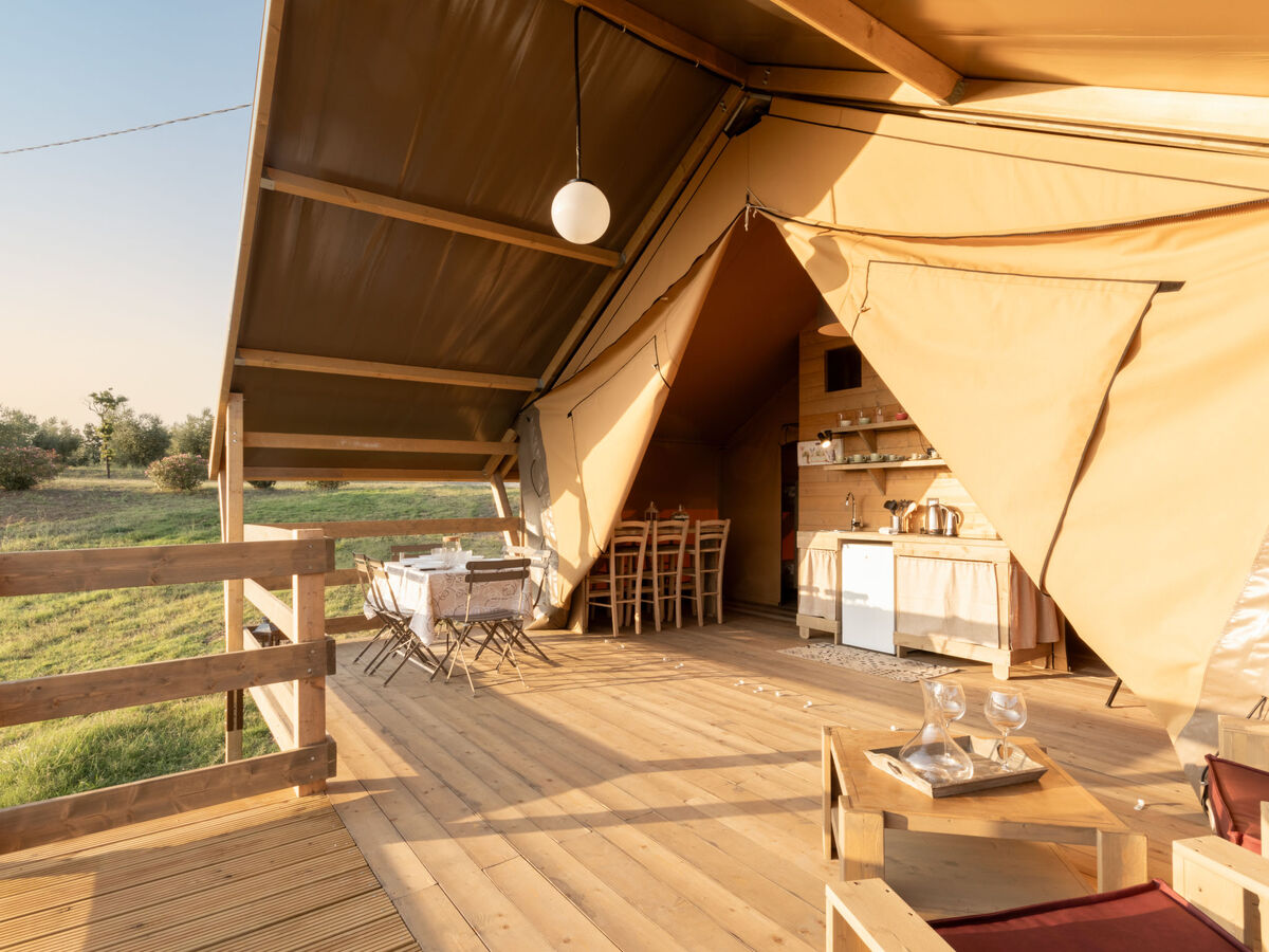 Glampingtent Zeus à Riparbella, vue mer panoramique - Photo 25
