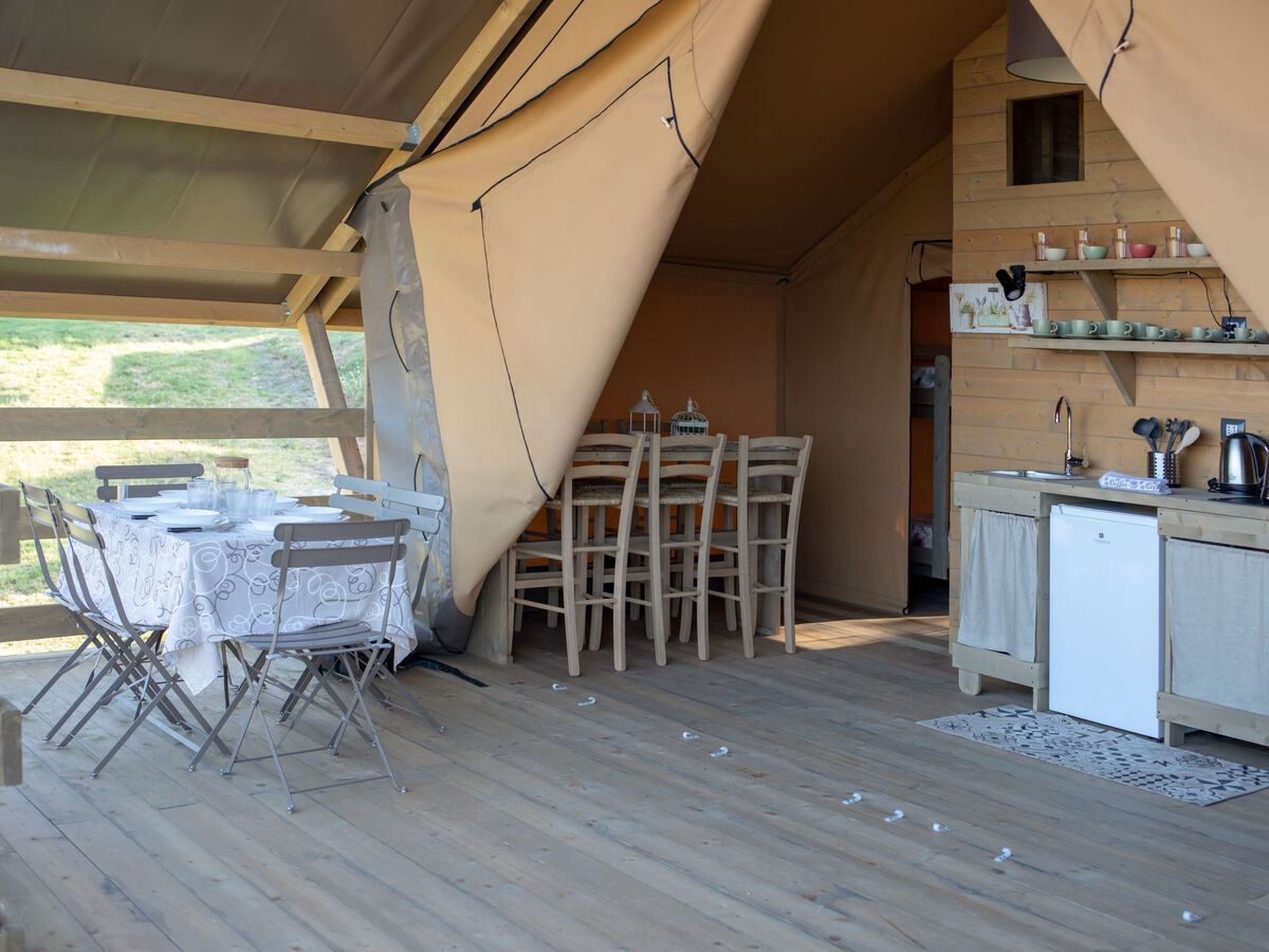 Glampingtent Zeus à Riparbella, vue mer panoramique - Photo 29