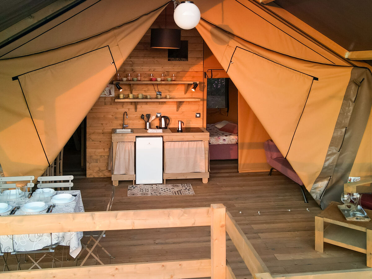 Glampingtent Zeus à Riparbella, vue mer panoramique - Photo 44