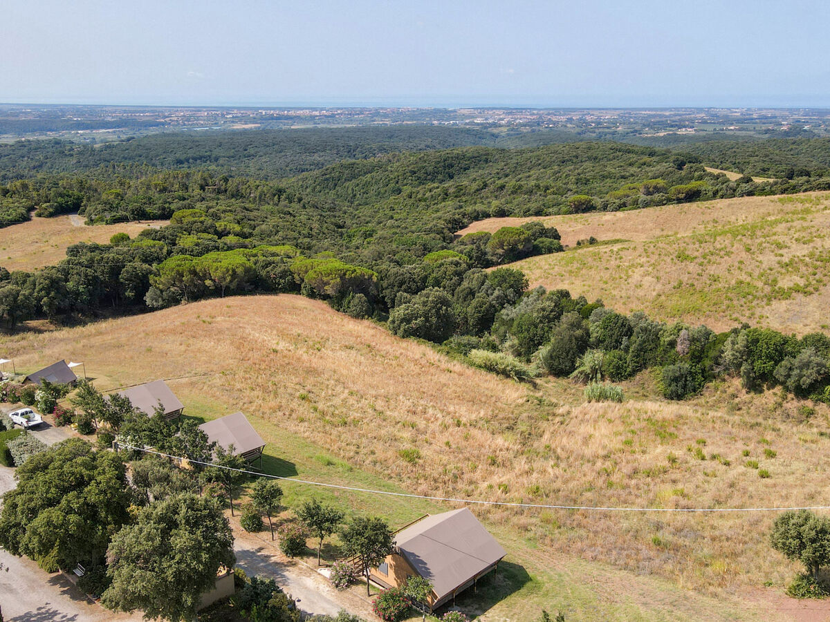 Glampingtent Zeus à Riparbella, vue mer panoramique - Photo 56