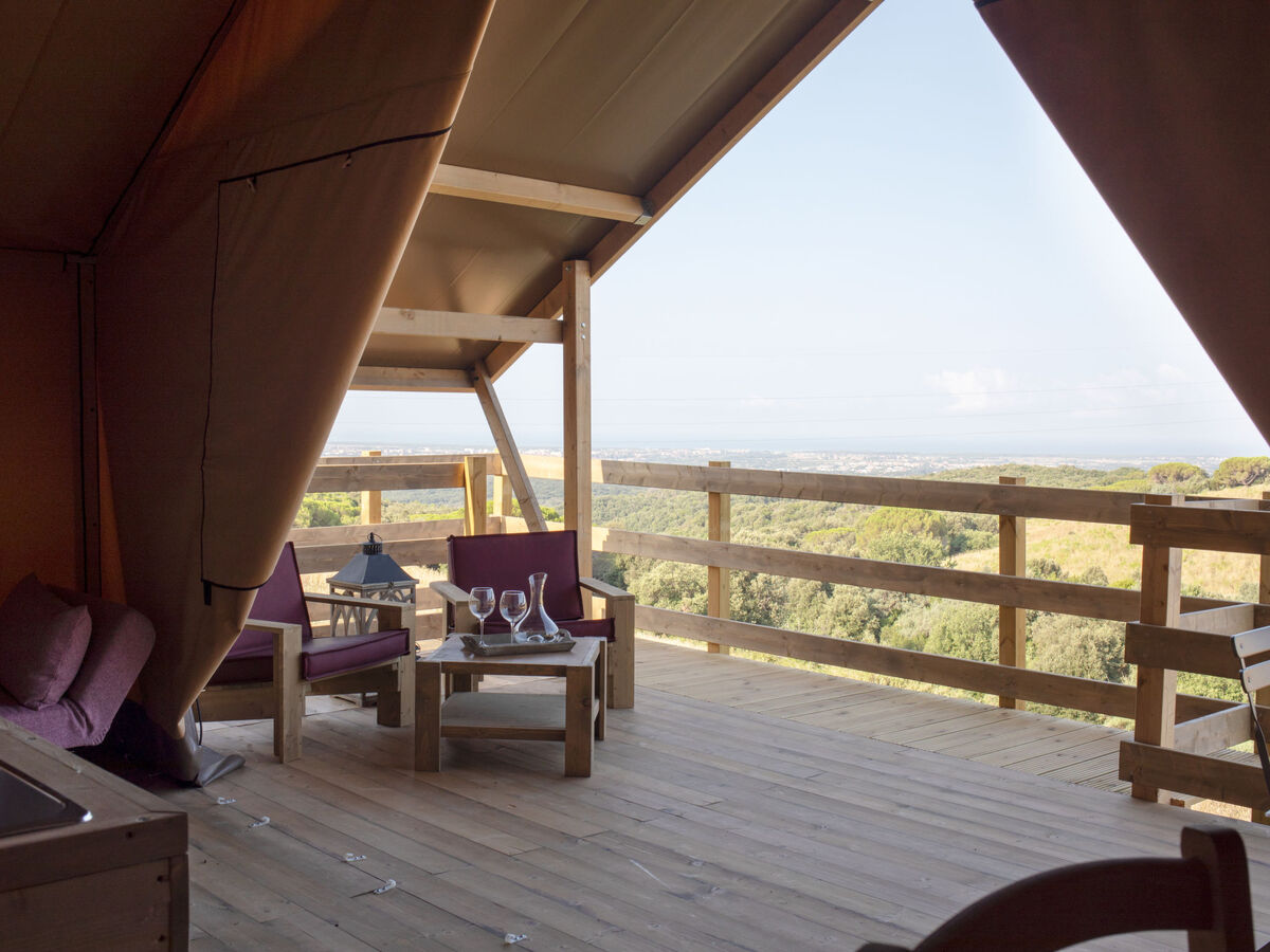 Glampingtent Zeus à Riparbella, vue mer panoramique - Photo 57
