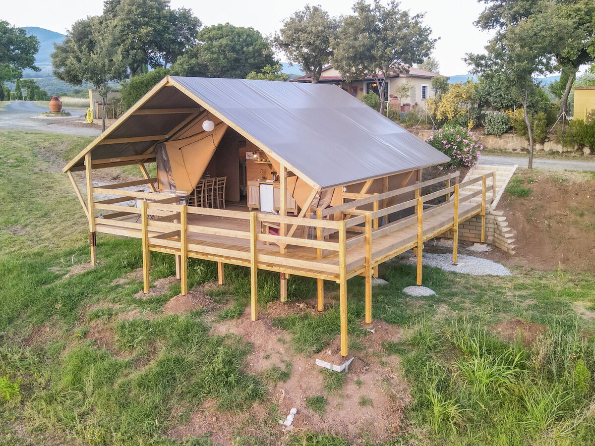 Glampingtent Zeus à Riparbella, vue mer panoramique - Photo 64