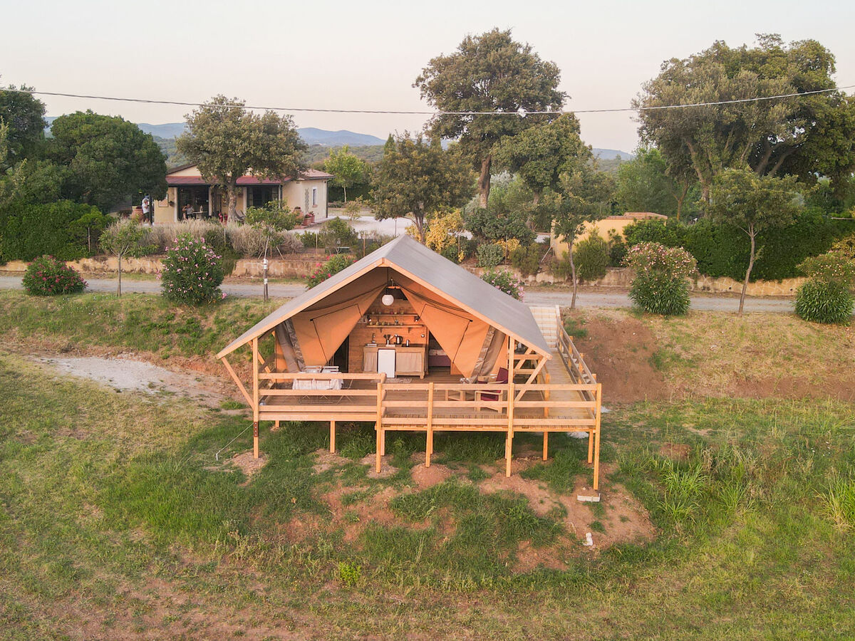 Glampingtent Zeus à Riparbella, vue mer panoramique - Photo 67