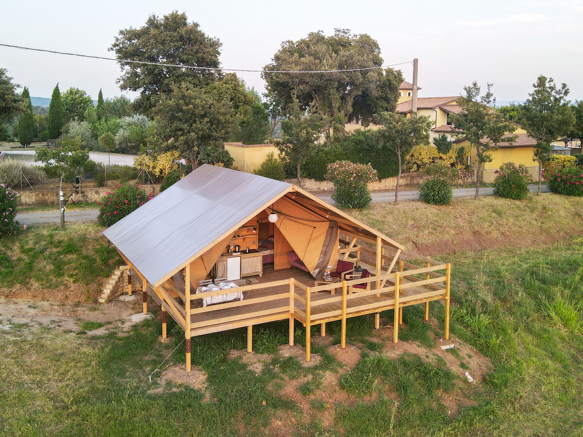 Glampingtent Zeus à Riparbella, vue mer panoramique - Photo 72