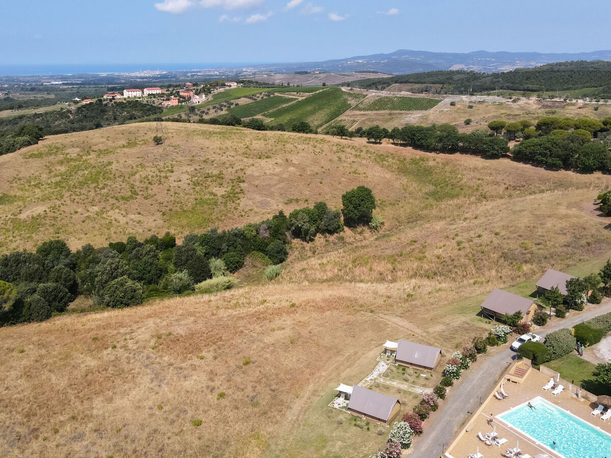 Glampingtent Zeus à Riparbella, vue mer panoramique - Photo 73