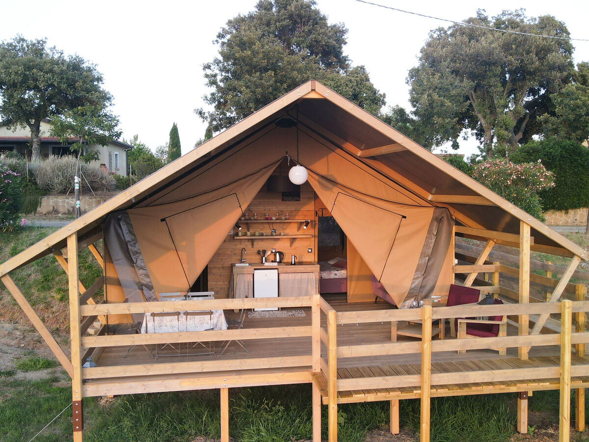 Glampingtent Zeus à Riparbella, vue mer panoramique - Photo 75