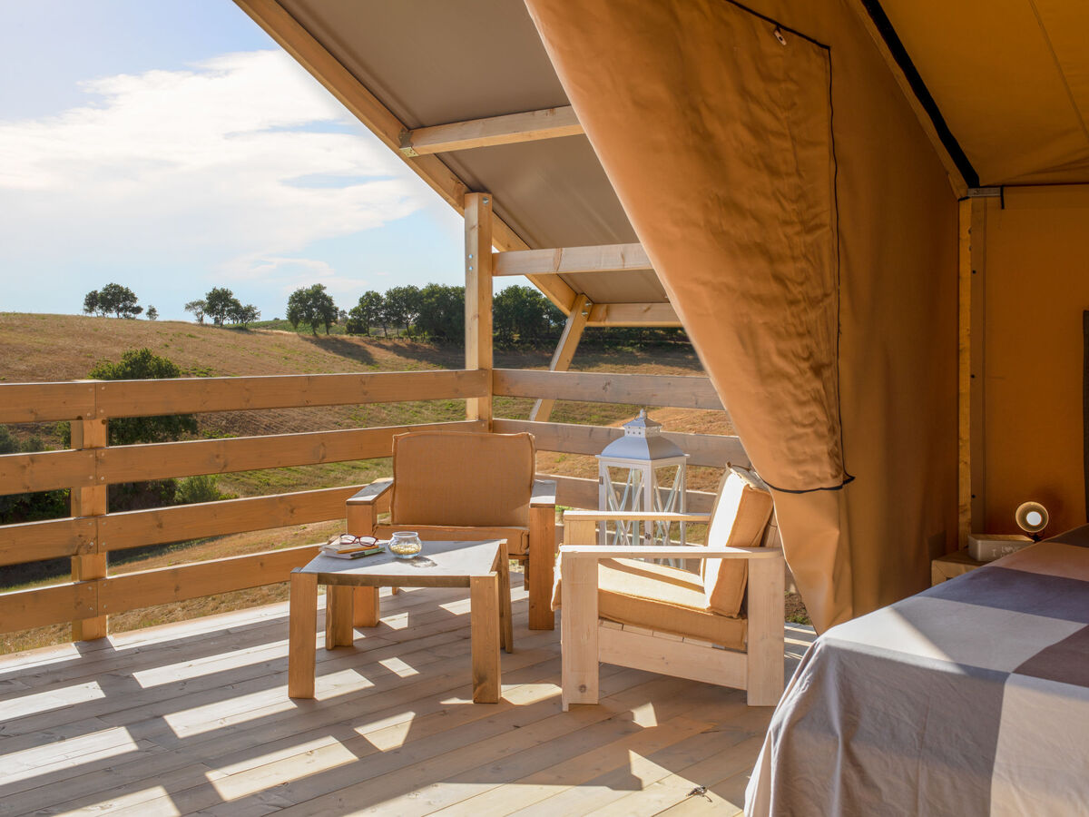 Glampingtent Minerva, studio 32m² vue mer à Riparbella - Photo 6