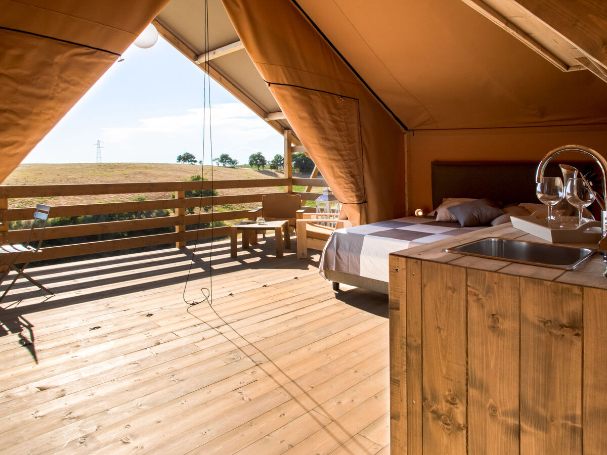 Glampingtent Minerva, studio 32m² vue mer à Riparbella - Photo 16