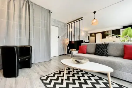 Location appartement à Grenoble, Le Tram Wifi Contemporain 6 lits
