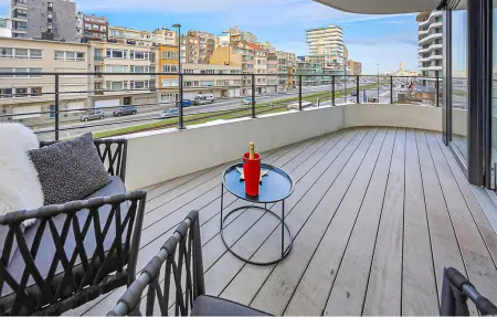 Appartement vue mer face à la plage à Ostende, 2 chambres : photo 12