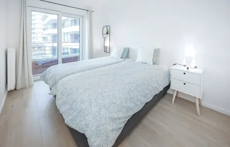 Appartement vue mer face à la plage à Ostende, 2 chambres : photo 19