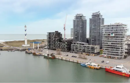 Appartement design avec terrasse couverte à Ostende, près du port : photo 2