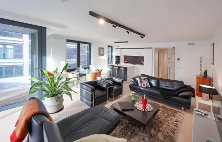 Appartement design avec terrasse couverte à Ostende, près du port : photo 6